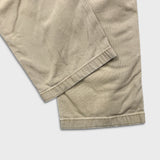 Carhartt Pants Mens 36x32 Beige Relaxed Fit Workwear Carpenter Straight Baggy
