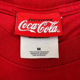 Vintage 1991 Howard Finster Coca Cola T Shirt Mens Medium Red Atlanta Folk Art Tee