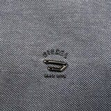Diesel Polo Shirt Mens Large Black Sun Faded Preppy Short Sleeve Tee