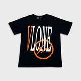 VLONE x Fragment Design T Shirt Mens Medium Black Lightning Bolt Staple Tee