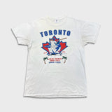 Vintage 1998 Toronto Blue Jays T Shirt Mens Medium White Spring Training Tee
