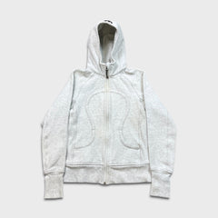 Lululemon Scuba Hoodie Womens Size 4 Gray Full Zip Sports Hooded Sweater