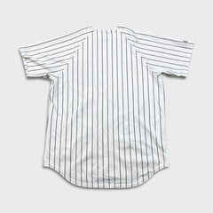 Vintage Majestic New York Yankees Jersey Mens Large White Sports MLB Baseball