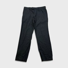 Hugo Boss Geno Dress Pants Mens 34x32 Slim Fit Charcoal Wool Blend Trouser