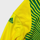 2010 Adidas Brazil Track Jacket Mens Medium Yellow South Africa FIFA World Cup