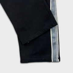 Adidas Sweatpants Mens Large Black Essentials Relaxed Fleece Comfort Jogger