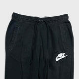 Nike Sportswear Sweatpants Mens Medium Black Swoosh Taper Leg Jogger