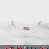Vintage 90s Montego Rum Sweatshirt Mens Large White Short Sleeve Pullover