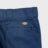 Dickies 874 Pants Mens 34x26 Blue Original Fit Workwear Casual Chino Trousers