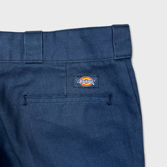 Dickies 874 Pants Mens 34x26 Blue Original Fit Workwear Casual Chino Trousers