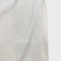 Vintage 90s Tultex Blank T Shirt Men XL White Faded Lightweight Short Sleeve Tee