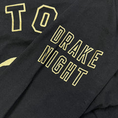 2015 October's Very Own x Toronto Raptors Shirt Mens XL Black OVO NBA Long Sleeve Tee