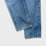 Vintage 90s Levi's 619 Jeans Mens 32x32 Orange Tab Light Wash Slim Straight