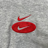 Nike Sportswear Hoodie Mens XL Gray Swoosh Pullover Hooded Sweater