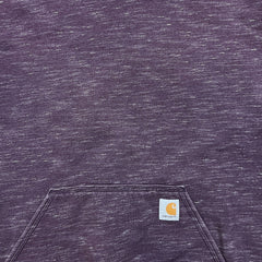 Carhartt Hoodie Mens XL Purple Loose Fit Workwear Spell Out Hooded Sweater