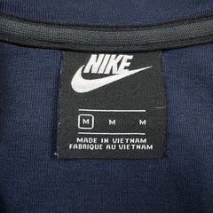 Nike Sportswear Hoodie Mens Medium Blue Tech Fleece Full Zip Hooded Sweater