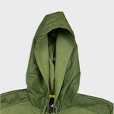 Adidas Sportswear Overlay Full Zip Track Top Hoodie Mens Medium Green Athletic Sweater