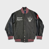 Vintage Y2K Toronto Raptors Jacket Mens Small Gray NBA Basketball Varsity