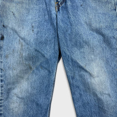 Levi's 550 Jeans Mens 30x27 Blue Relaxed Fit Straight Leg Light Wash Baggy Denim Pants