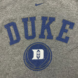 Nike Sportswear Duke University T Shirt Mens Medium Gray Center Swoosh NCAA Tee