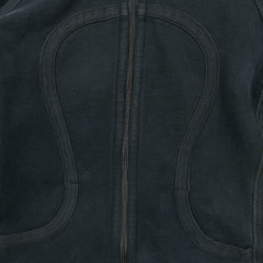 Lululemon Scuba Hoodie Womens Size 8 Black Full Zip Sports Hooded Sweater