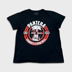 2017 Pantera T Shirt Mens Medium Black Cowboys From Hell Rock Band Tee