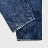 Vintage Y2K Polo Ralph Lauren Jeans Mens 36x30 Blue Straight Leg Dark Wash Denim Pants