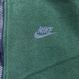 Nike Tech Fleece Hoodie Mens XL Green Sportswear Full Zip Hooded Sweater