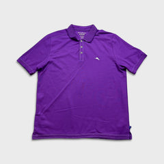 Tommy Bahama Polo Shirt Mens XL Purple Island Zone Trim Fit Short Sleeve Tee