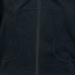 Lululemon Scuba Hoodie Womens Size 6 Black Full Zip Sports Hooded Sweater
