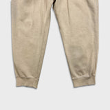 Nike Sportswear Sweatpants Mens XL Beige Swoosh Taper Leg Jogger