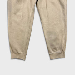 Nike Sportswear Sweatpants Mens XL Beige Swoosh Taper Leg Jogger