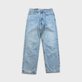 Vintage 90s Levi's 550 Jeans Mens 32x30 Blue Relaxed Fit Light Wash Baggy Denim Pants
