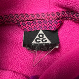 Vintage Y2K Nike ACG Fleece Womens Medium Pink 1/4 Zip Pullover Jacket