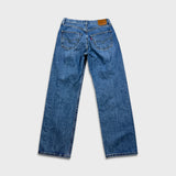 Levi's 501 '90s Style Jeans Womens 27x30 Blue Original Fit Straight Medium Wash Denim Pants