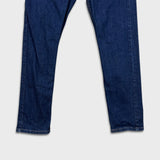 Levi's 512 Jeans Mens 36x30 Blue Slim Taper Leg Dark Wash Mid Rise Stretch Denim Pants