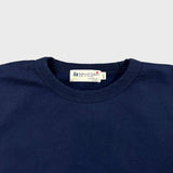Vintage 90s Blank Sweatshirt Mens Large Blue Boxy Crewneck Pullover