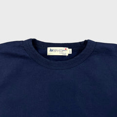 Vintage 90s Blank Sweatshirt Mens Large Blue Boxy Crewneck Pullover