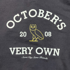 October's Very Own Sweatshirt Mens Large Gray Collegiate OVO Same City Same Friends Crewneck
