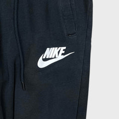 Nike Sportswear Sweatpants Mens Medium Black Swoosh Taper Leg Jogger