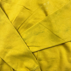 Nike Sportswear Hoodie Mens Medium Yellow Swoosh Pullover Hooded Sweater