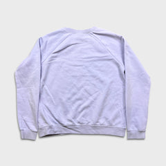 Nike Sportswear Sweatshirt Womens Medium Purple Swoosh Graphic Pullover Crewneck