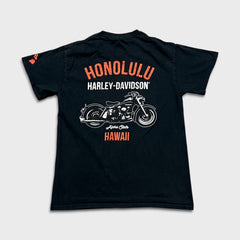 Harley Davidson T Shirt Mens Medium Black Hawaii Motorcycle Biker Pocket Tee