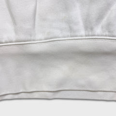 Nike Sportswear Sweatshirt Womens Small White Center Swoosh Crop Pullover Crewneck