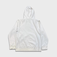 Vintage 90s Stussy Hoodie Mens Small White Arch Logo USA Hooded Sweater