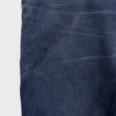 Dickies Pants Mens 36x32 Blue Faded Wash Carpenter Hammerloop Workwear Canvas
