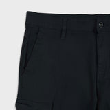 Projek Raw Pants Mens 36x30 Black Slim Tapered Leg Chino Cargo Casual Trousers
