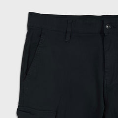 Projek Raw Pants Mens 36x30 Black Slim Tapered Leg Chino Cargo Casual Trousers