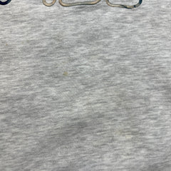 Vintage 90s Fila Sweatshirt Mens XL Gray Athletic 1/4 Zip Spell Out Pullover