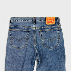 Levi's 516 Jeans Mens 34x30 Blue Slim Straight Leg Medium Wash Denim Pants